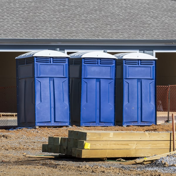 what is the cost difference between standard and deluxe porta potty rentals in Emmett